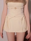 アイボリー　モデル：かりん　身長：165cm　着用サイズ：Sサイズ