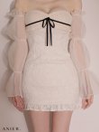 ピンクベージュ モデル：はな　身長：159cm　着用サイズ：Sサイズ
