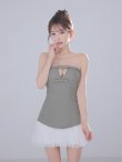 グレー　モデル：はな　身長：159cm　着用サイズ：Sサイズ