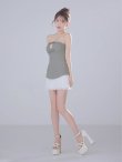 グレー　モデル：はな　身長：159cm　着用サイズ：Sサイズ
