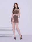 ブラウン　モデル：かりん　身長：165cm　着用サイズ：Sサイズ