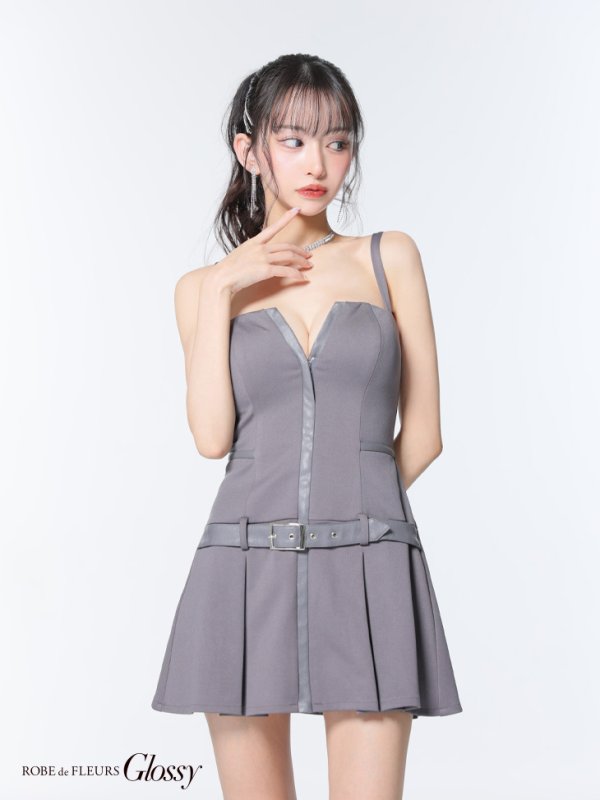 グレー モデル：まおちゃる　身長：160cm　着用サイズ：Sサイズ