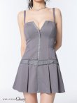 グレー モデル：まおちゃる　身長：160cm　着用サイズ：Sサイズ