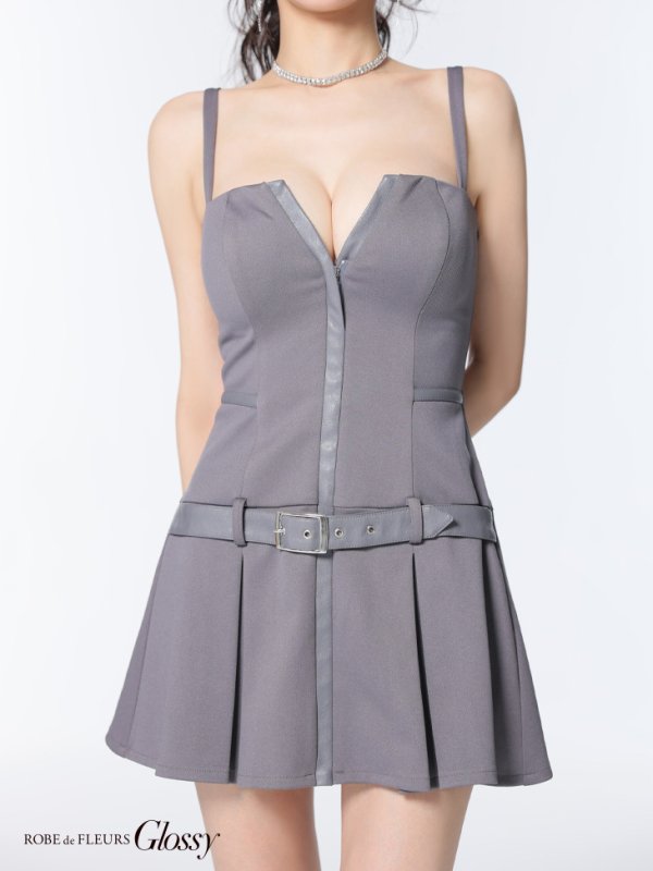 グレー モデル：まおちゃる　身長：160cm　着用サイズ：Sサイズ