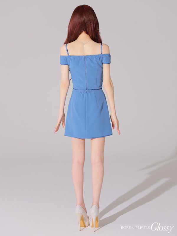 ブルー モデル:らいか 身長:163cm 着用サイズ:Sサイズ