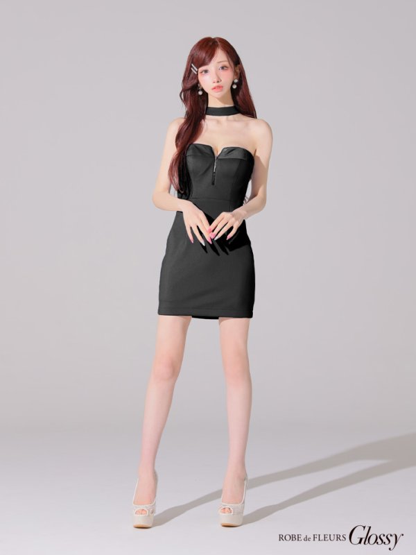 ブラック モデル：らいか　身長：163cm　着用サイズ：Sサイズ