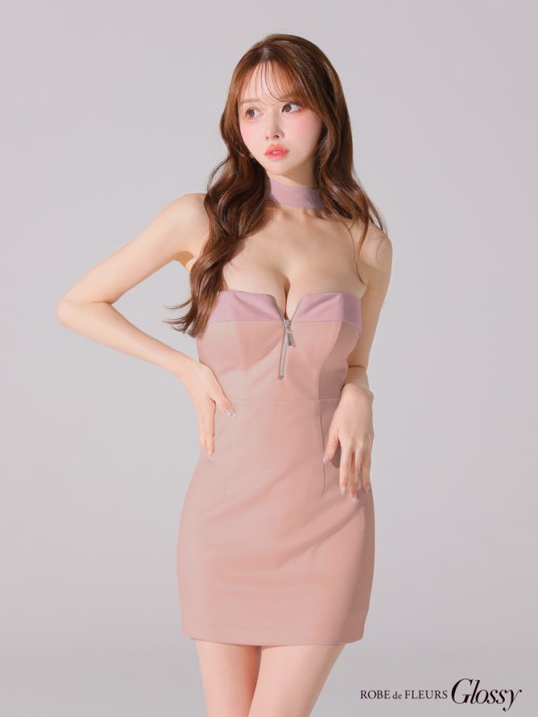 ピンク モデル：ゆめ　身長：160cm　着用サイズ：Sサイズ