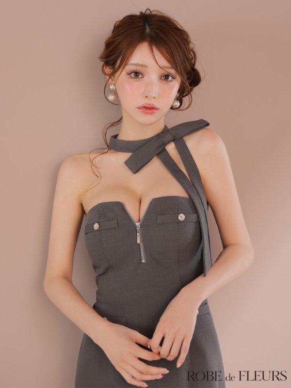 グレー モデル：ももか　身長：156cm　着用サイズ：Sサイズ