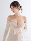 ベージュ モデル：ゆめ　身長：160cm　着用サイズ：Sサイズ