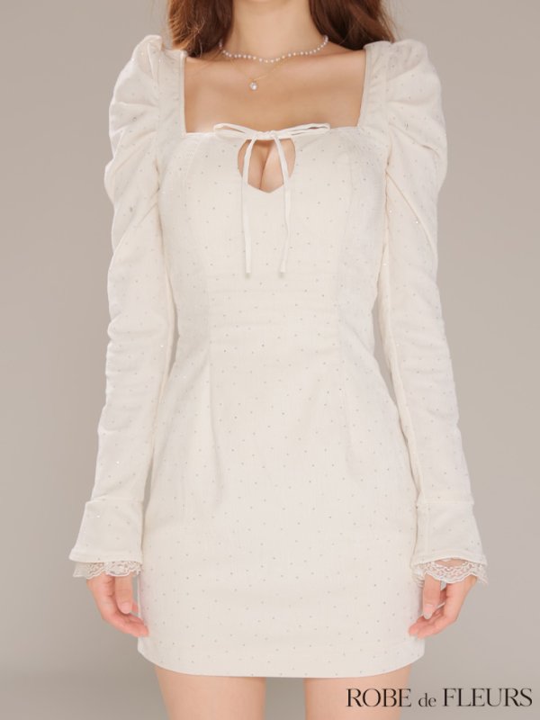 アイボリー　モデル：まりん　身長：164cm　着用サイズ：Sサイズ