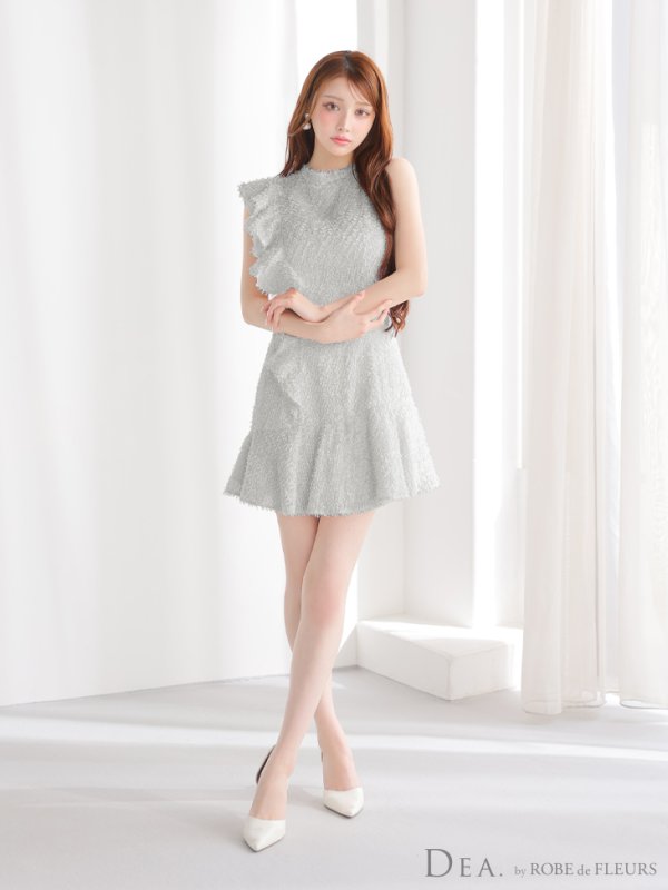 ライトグレー　モデル：ももか　身長：156cm　着用サイズ：Sサイズ