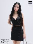 ブラック モデル：まおちゃる　身長：158cm　着用サイズ：Sサイズ