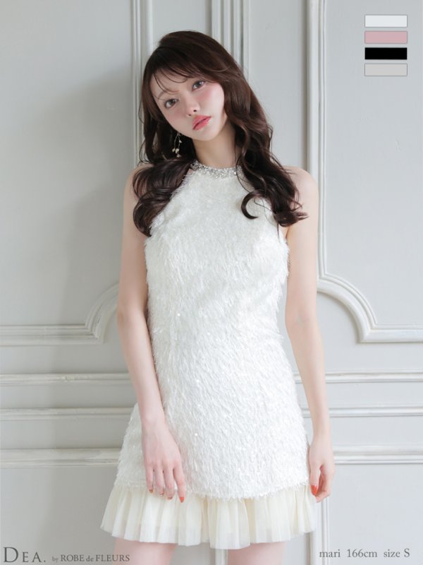 アイボリー モデル:羽澄まり 身長:166cm 着用サイズ:Sサイズ