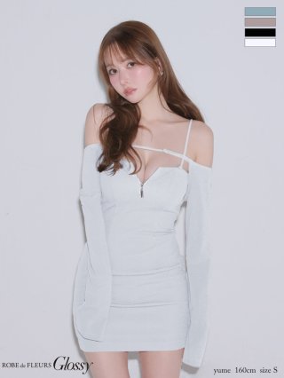 ROBE de FLEURS Glossy】袖ありドレス - sugar