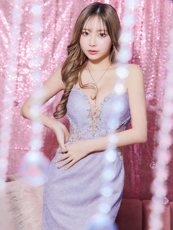 画像17: XSサイズあり【IRMA/イルマ】ワンカラー/ ビジュー/ ラメ/ サイドシアー/ キャミソール/ ストレッチ/ タイト/ ミニドレス/ キャバドレス【HC02】 (17)