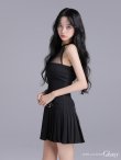 ブラック モデル：まおちゃる　身長：158cm　着用サイズ：Sサイズ
