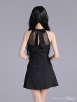 ブラック モデル：まおちゃる　身長：158cm　着用サイズ：Sサイズ
