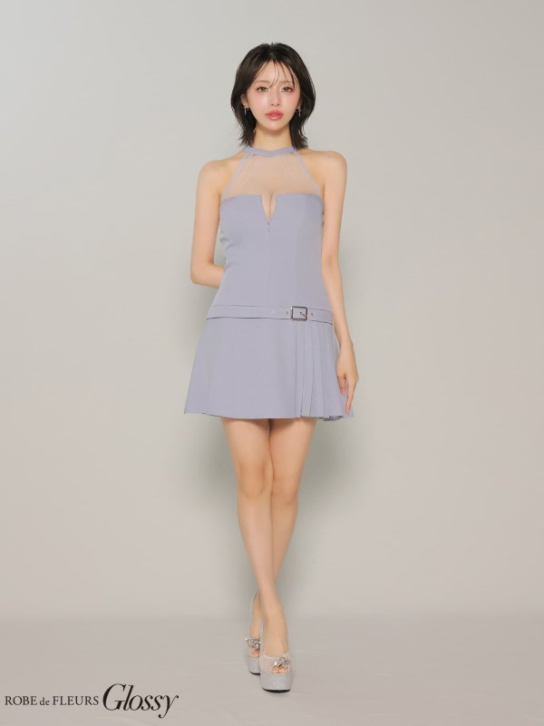 ブルー　モデル：りの　身長：157cm　着用サイズ：Sサイズ