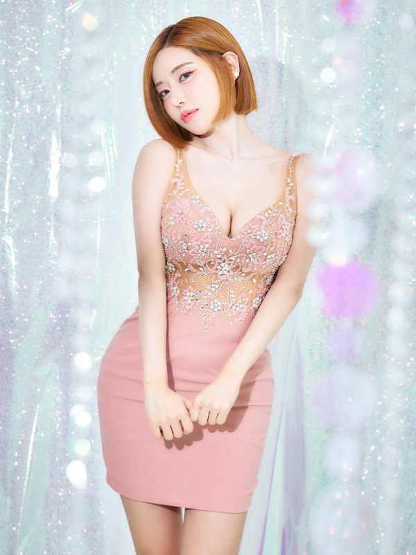 画像15: sugarオリジナルカラー・XSサイズあり【IRMA/イルマ】ワンカラー/ シアー/ ビジュー/キャミソール /  タイト/ ミニドレス/ キャバドレス【HC02】 (15)