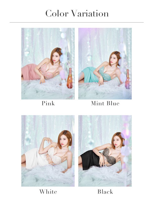 画像25: sugarオリジナルカラー・XSサイズあり【IRMA/イルマ】ワンカラー/ シアー/ ビジュー/キャミソール /  タイト/ ミニドレス/ キャバドレス【HC02】 (25)