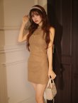 画像10: 【予約商品/10月下旬発送予定】XSサイズあり【ROBE de FLEURS/ローブドフルール】ビジュー/ バストジップ/ タイト/ ミニドレス/ キャバドレス[OF08] (10)