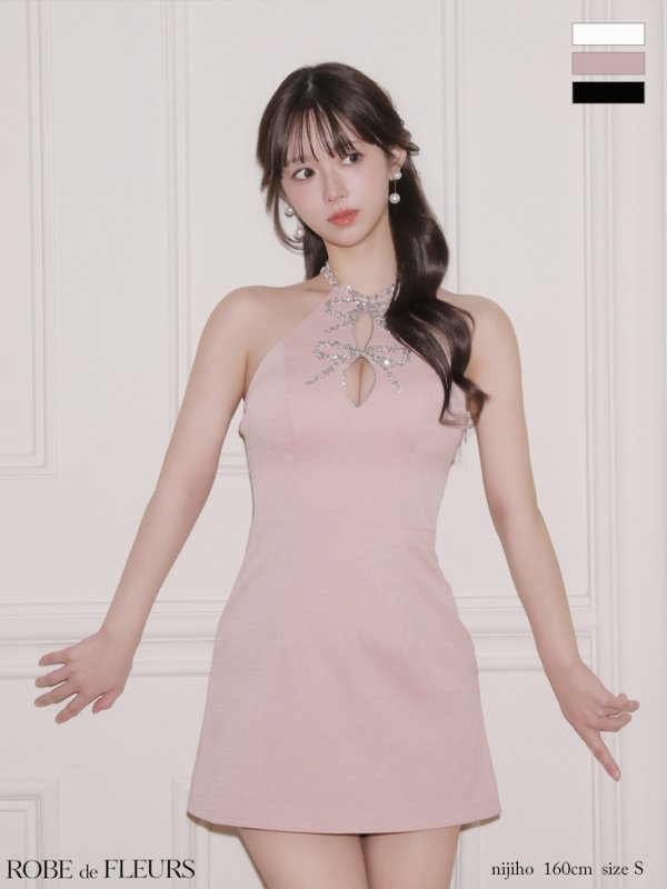 ピンク　モデル：にじほ　身長：160cm　着用サイズ：Sサイズ