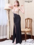 画像12: 【IRMA/イルマ】ビジュー/ 刺繍/ シアー/ 切替/ スリット/ ロングドレス/ キャバドレス long[OF2A] (12)