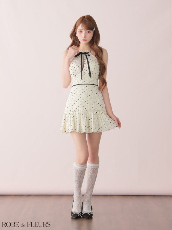 アイボリー モデル：まみ　身長：161cm　着用サイズ：Sサイズ