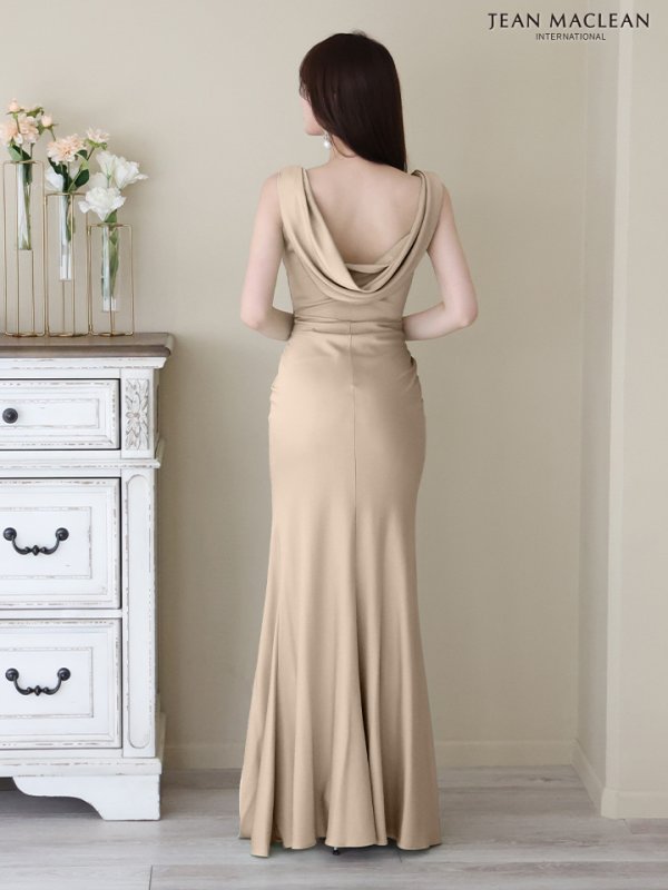 画像17: 【JEAN MACLEAN/ジャンマクレーン】ワンカラー/ ノースリーブ/ Vネック/ スリット/ ストレッチ/ タイト/ ロングドレス/ キャバドレスlong【HC02】 (17)