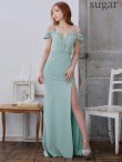 画像7: 【IRMA/イルマ】ラメニット/ ビジュー/ オフショルダー/ バックスピンドル/ スリット/ ロングドレス/ キャバドレス long[OF2A] (7)