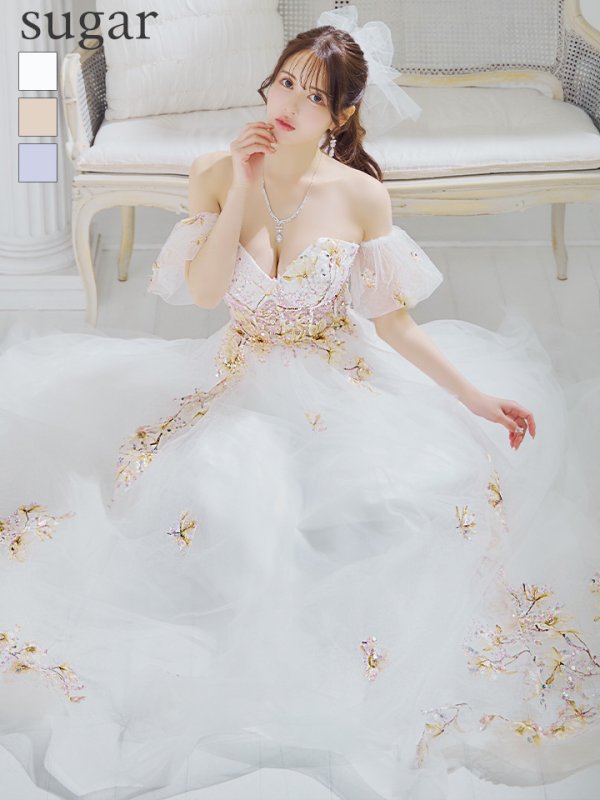 ホワイト モデル：ゆめ　身長：160cm　着用サイズ：Mサイズ