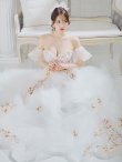 ホワイト モデル：ゆめ　身長：160cm　着用サイズ：Mサイズ
