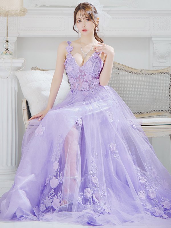 ラベンダー モデル：ゆめ　身長：160cm　着用サイズ：Mサイズ