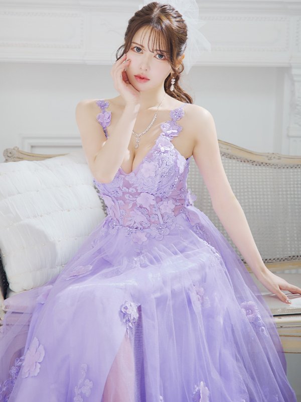 ラベンダー モデル：ゆめ　身長：160cm　着用サイズ：Mサイズ