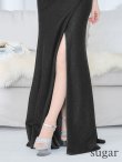 画像16: 【IRMA/イルマ】ビジュー/ ラメニット/ ノースリーブ/ シアー/ タイト/ スリット/ ロングドレス/ キャバドレス long[OF2A] (16)