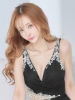 画像11: 【IRMA/イルマ】ビジュー/ ラメニット/ ノースリーブ/ シアー/ タイト/ スリット/ ロングドレス/ キャバドレス long[OF2A] (11)