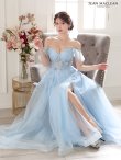 ブルー モデル：ゆめ　身長：160cm　着用サイズ：Mサイズ