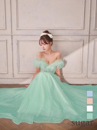 sugarドレス　ロングドレス ロングドレス パープル - sugar（シュガー）