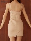 ベージュ モデル：三上悠亜　身長：159cm　着用サイズ：Sサイズ