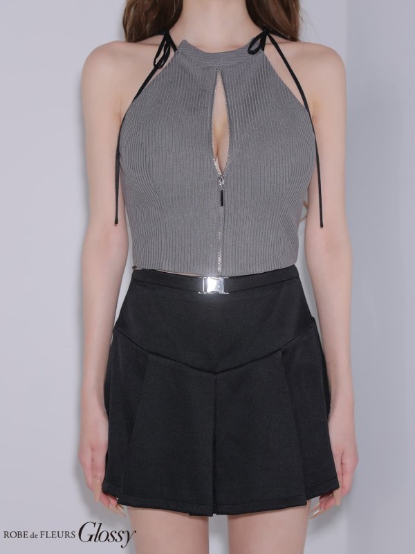 グレーxブラック　モデル：しおん　身長：158cm　着用サイズ：Sサイズ