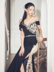 ブラック モデル：まおちゃる　身長：158cm　着用サイズ：Mサイズ