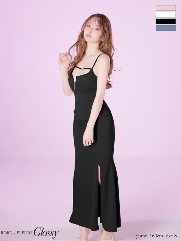 ブラック　モデル：ゆめ　身長：160cm　着用サイズ：Sサイズ