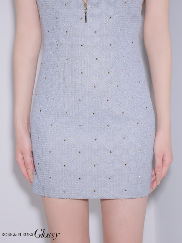 ブルーグレー　モデル：しおん　身長：158cm　着用サイズ：Sサイズ