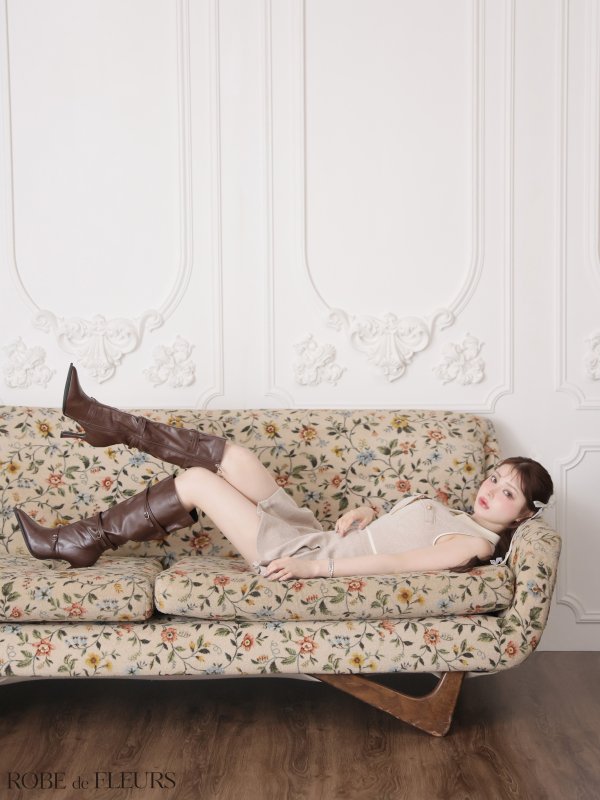 ベージュ　モデル：ももか　身長：156cm　着用サイズ：Sサイズ