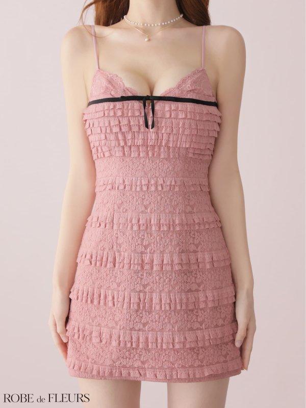 ピンク　モデル：まりん　身長：164cm　着用サイズ：Sサイズ