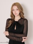 ブラック　モデル：しおん　身長：158cm　着用サイズ：Sサイズ