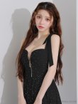ブラック モデル：ももか　身長：156cm　着用サイズ：Sサイズ
