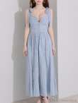 ブルー モデル：ももか　身長：156cm　着用サイズ：Sサイズ