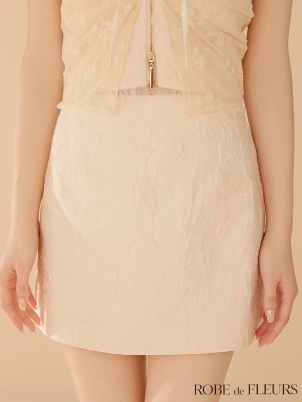 アイボリー モデル：ももか　身長：156cm　着用サイズ：Sサイズ