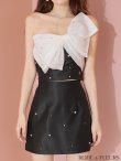 ブラック モデル：まりん　身長：164cm　着用サイズ：Sサイズ